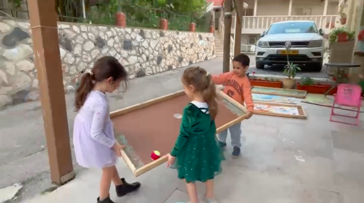 Children implementing an activity concept